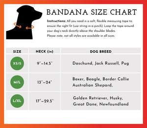 Spot the Dog Cozy Fleece Bandana - Red Plaid
